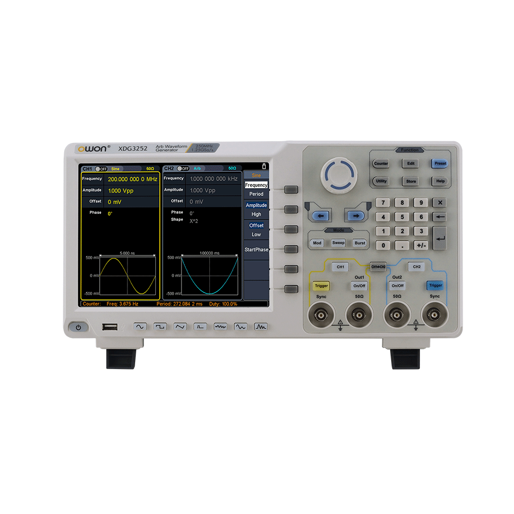 XDG3000シリーズ 2チャンネル 任意波形ファンクション・ジェネレータ