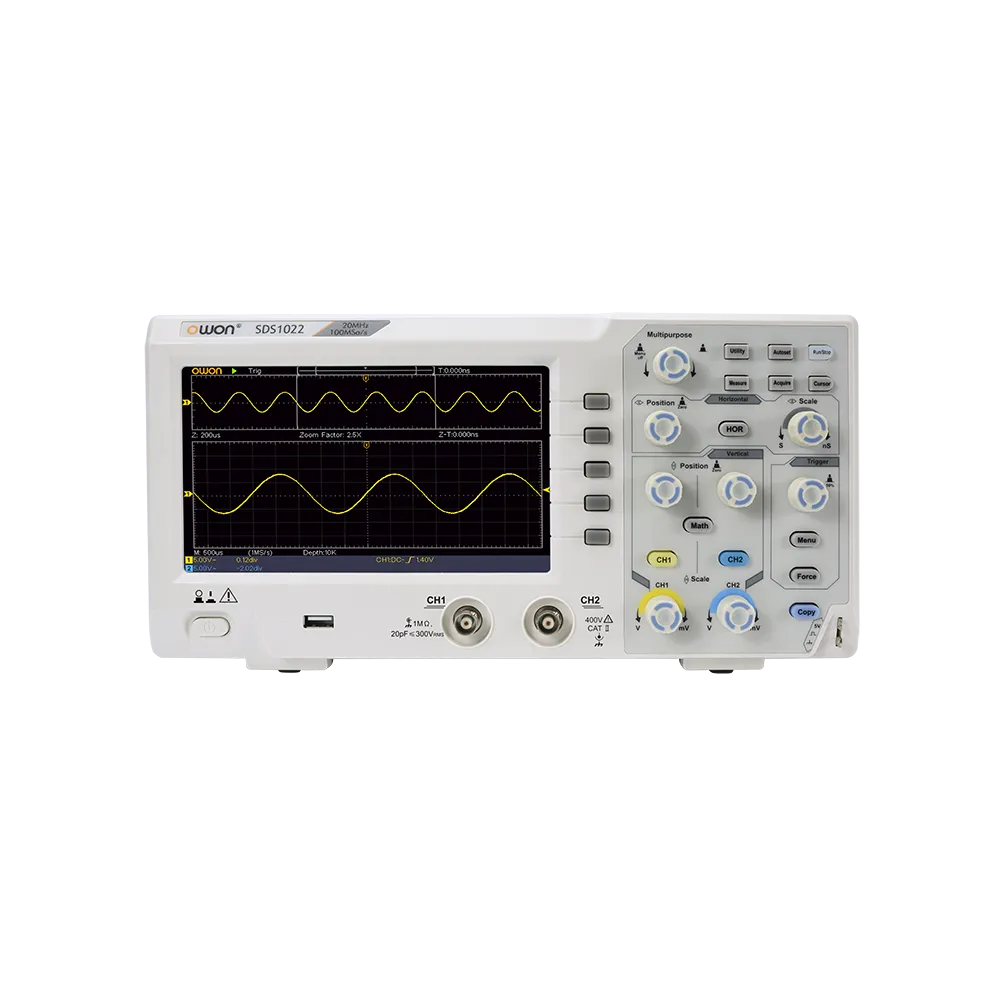 SDS1000シリーズ 2チャンネル デジタル・オシロスコープ