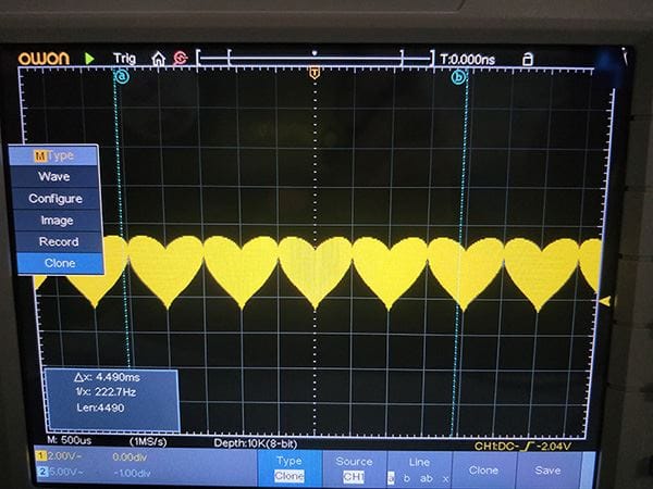 Record Wave Oscilloscope